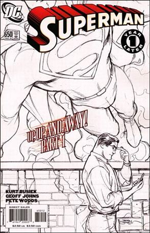 Superman (1939) issue 650-B Sketch Cover (2nd Printing)
