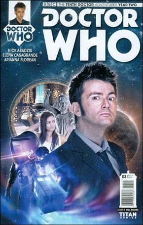 Doctor Who: The Tenth Doctor Year Two issue 3-B Will Brooks Subscription Cover