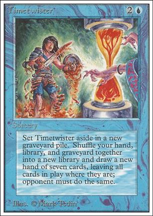 Magic the Gathering: Unlimited (Base Set) card 85 Timetwister