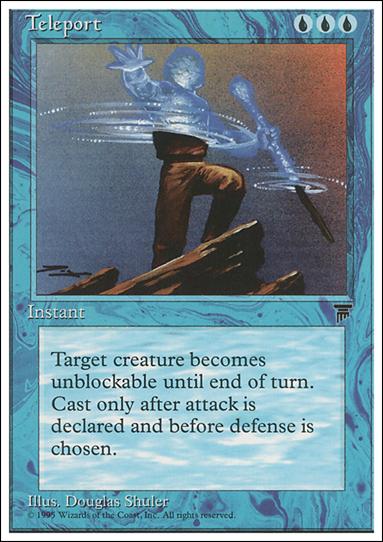 Magic the Gathering: Chronicles (Base Set) card 26 Teleport