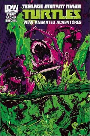Teenage Mutant Ninja Turtles New Animated Adventures issue 5-B Mr. Charlie 1:10 Cover