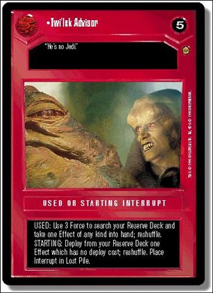Star Wars: Jabba's Palace Limited (Base Set) card 71 Twi'lek Advisor
