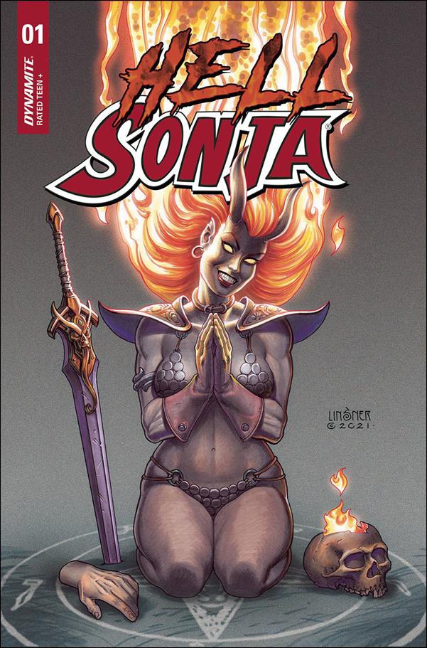 Hell Sonja issue 1-D Joseph Michael Linsner Cover