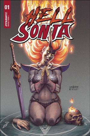 Hell Sonja issue 1-D Joseph Michael Linsner Cover