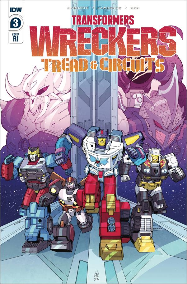 Transformers: Wreckers - Tread & Circuits issue 3-C Casey W. Coller 1:10 Cover