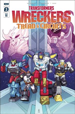 Transformers: Wreckers - Tread & Circuits issue 3-C Casey W. Coller 1:10 Cover