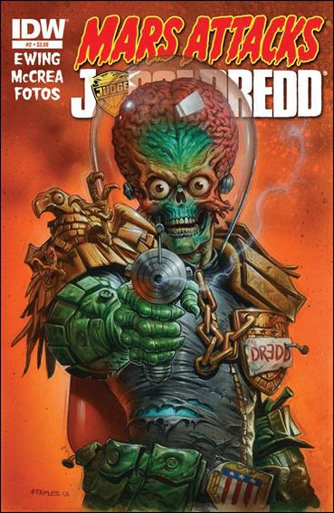 Mars Attacks Judge Dredd issue 2 Greg Staples Cover