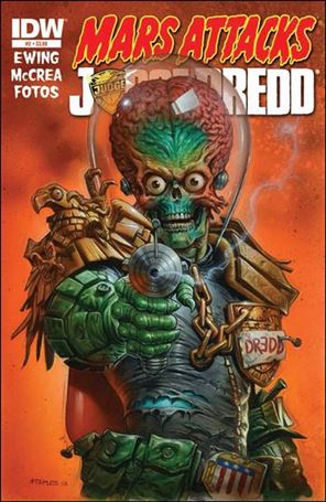 Mars Attacks Judge Dredd issue 2 Greg Staples Cover