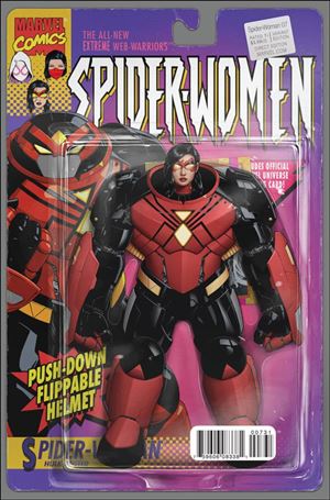 Spider-Woman (2016) issue 7-C John Tyler Christopher Action Figure Cover