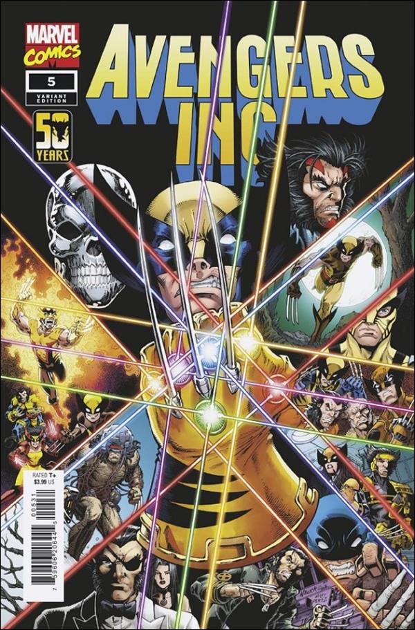 Avengers Inc. issue 5-C Todd Nauck Wolverine 50th Anniversary Cover