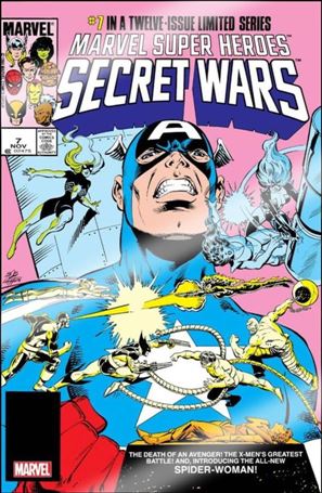 Marvel Super Heroes Secret Wars issue 7-E Facsimile Edition (2024) Foil Cover