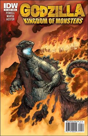 Godzilla: Kingdom of Monsters issue 4 Eric Powell Cover