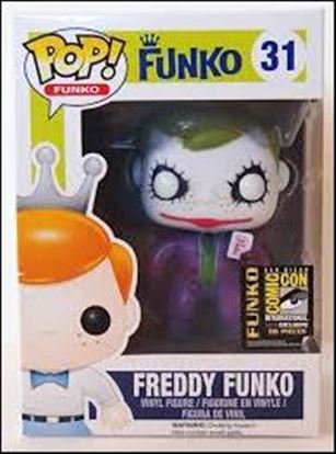 Pop! Funko - Freddy Funko figure 31 Freddy Funko (The Dark Knight Joker) SDCC