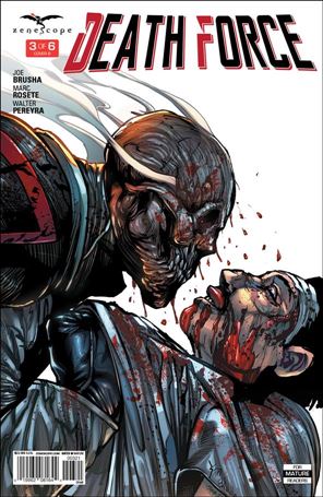 Death Force issue 3-B Sean Hill Cover