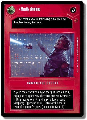 Star Wars: Cloud City Limited (Base Set) card 35 Mostly Armless