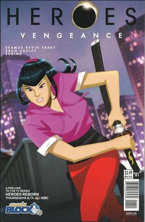 Heroes: Vengeance issue 1-K Des Taylor Comic Block Cover