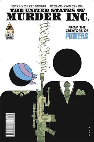 United States of Murder Inc. issue 4-B David Mack 1:15 Cover