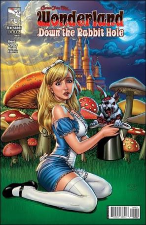 Grimm Fairy Tales Presents Wonderland: Down the Rabbit Hole issue 4 Sean Chen Cover
