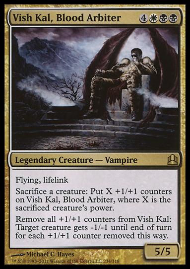 Magic the Gathering: Commander (Base Set) card 234 Vish Kal, Blood Arbiter