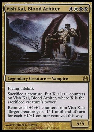 Magic the Gathering: Commander (Base Set) card 234 Vish Kal, Blood Arbiter