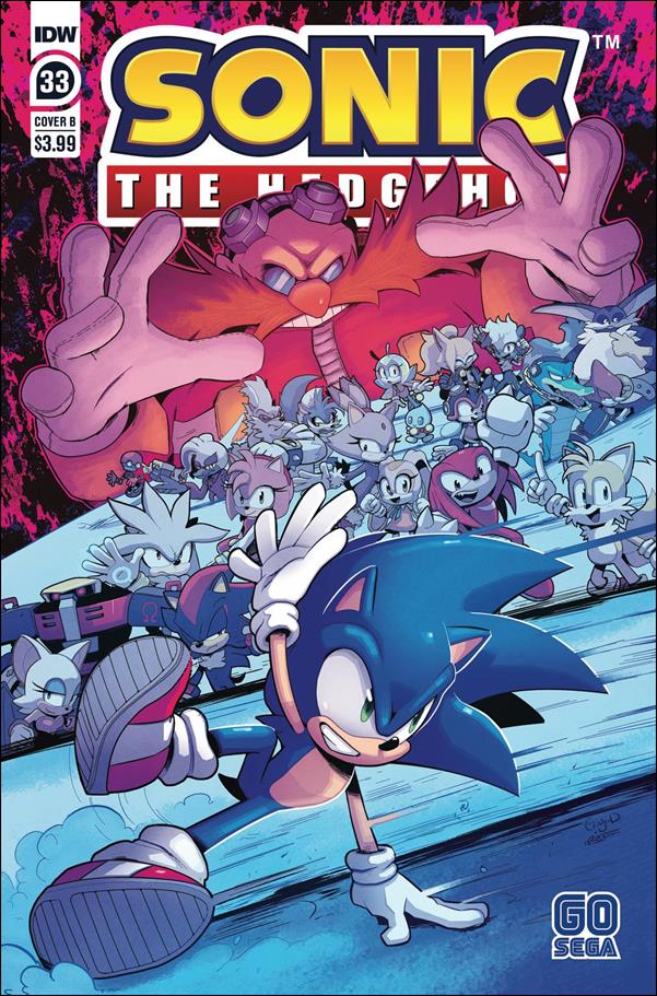 Sonic the Hedgehog (2018) issue 33-B Gigi Dutriex Cover