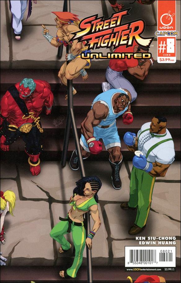 Street Fighter Unlimited issue 8-B Jeffrey "Chamba" Cruz Ultra Jam Cover
