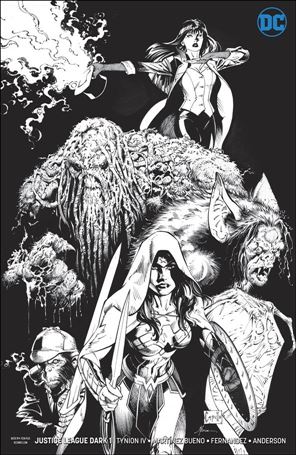 Justice League Dark (2018) issue 1-C Greg Capullo Black & White Cover