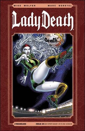 Lady Death (2010) issue 25-HE Sexy Sport Soccer Cover 1/350