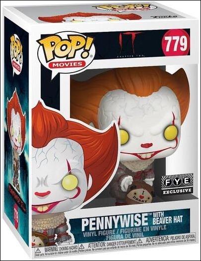 POP! Movies figure 779 Pennywise with Beaver Hat FYE Exclusive
