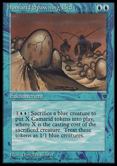 Magic the Gathering: Fallen Empires (Base Set) card 21 Homarid Spawning Bed