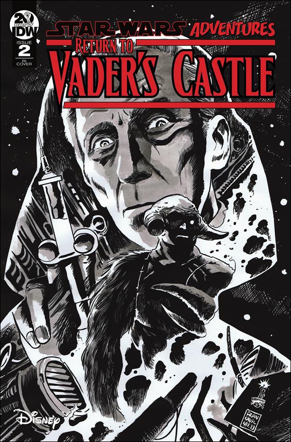 Star Wars Adventures: Return to Vader's Castle issue 2-C Francesco Francavilla 1:10 Black & White Cover