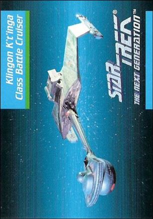 Star Trek: The Next Generation - Inaugural Edition (Base Set) card 32 Klingon K't'inga Class Battle Cruiser