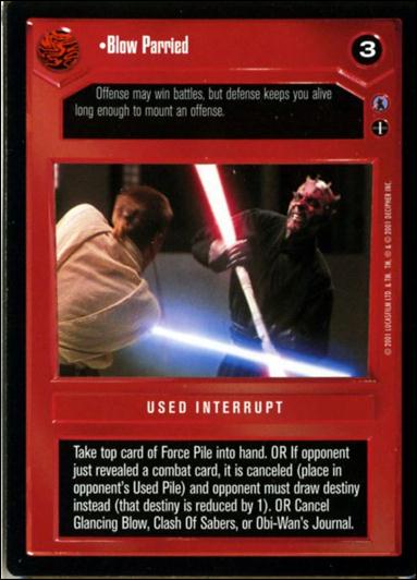 Star Wars: Reflections III (Base Set) card 78 Blow Parried
