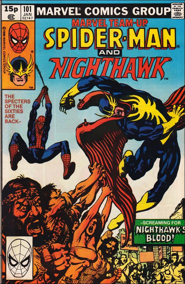 Marvel Team-Up (1972) issue 101-B UK Price Cover