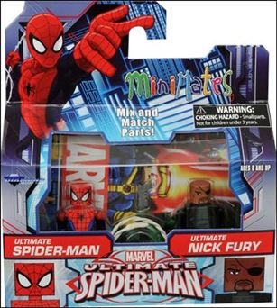 Marvel Minimates (Exclusives) figure 127 Ultimate Spider-Man and Ultimate Nick Fury