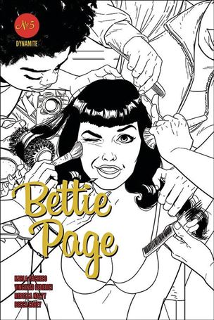 Bettie Page (2020) issue 5-H Kano 1:10 Black & White Cover