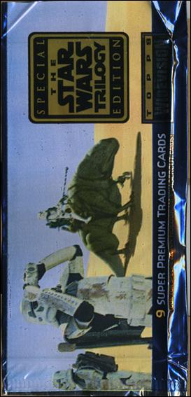 Star Wars Trilogy Special Edition Widevision  card 2 Sealed Pack
