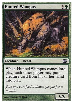 Magic the Gathering: 8th Edition (Base Set) card 258 Hunted Wumpus