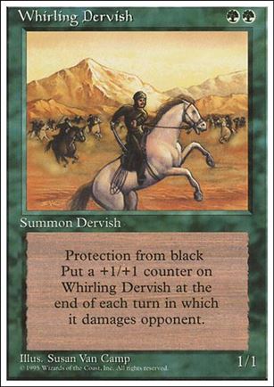 Magic the Gathering: 4th Edition (Base Set) card 288 Whirling Dervish