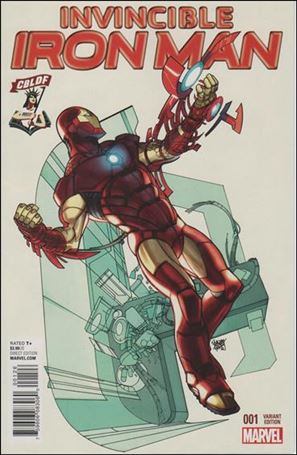 Invincible Iron Man (2015)  issue 1-Z Pasqual Ferry CBLDF Cover