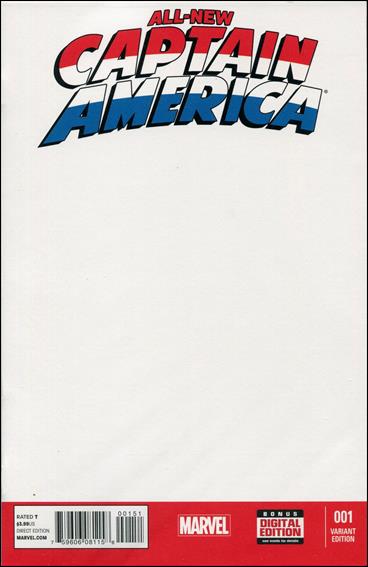 All-New Captain America issue 1-H Blank/Sketch Cover