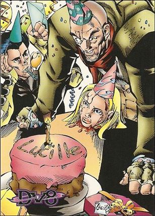 DV8 (Base Set) card 77 Sideways Bob (Happy Birthday)