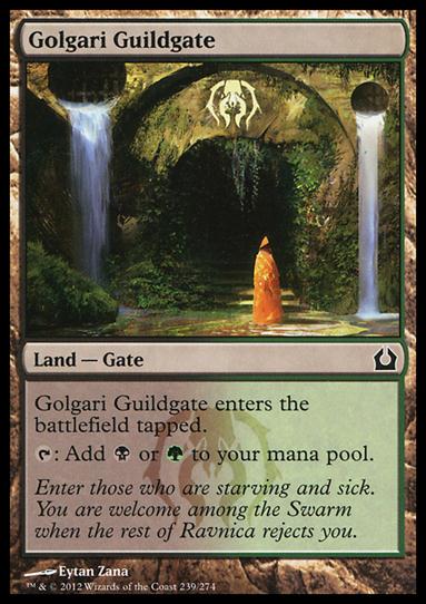 Magic the Gathering: Return to Ravnica (Base Set) card 239 Golgari Guildgate