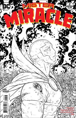 Mister Miracle (2017) issue 2-D Nick Derington B&W Cover (3rd Printing)