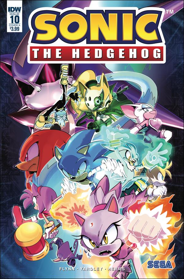 Sonic the Hedgehog (2018) issue 10 Adam Bryce Thomas Cover
