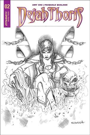 Dejah Thoris (2018) issue 2-E Sergio Davila B&W Cover