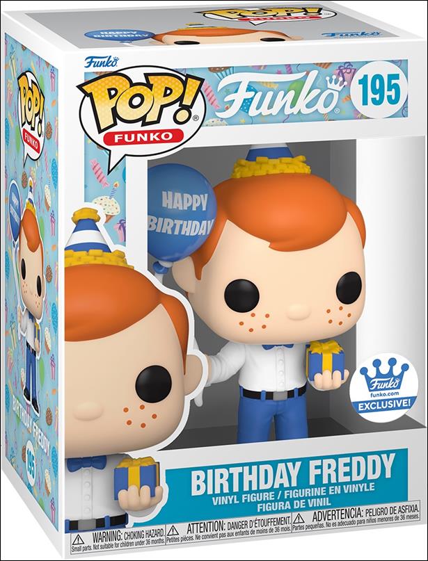Pop! Funko - Freddy Funko figure 195 Birthday Freddy Funko Shop Exclusive