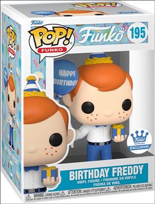 Pop! Funko - Freddy Funko figure 195 Birthday Freddy Funko Shop Exclusive