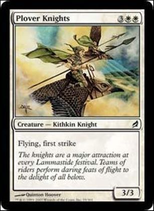 Magic the Gathering: Lorwyn  card 35-Z-INVALID Plover Knights