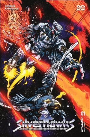 Silverhawks (2025) issue 1-R David Cousens Battle Damage 1:10 Cover